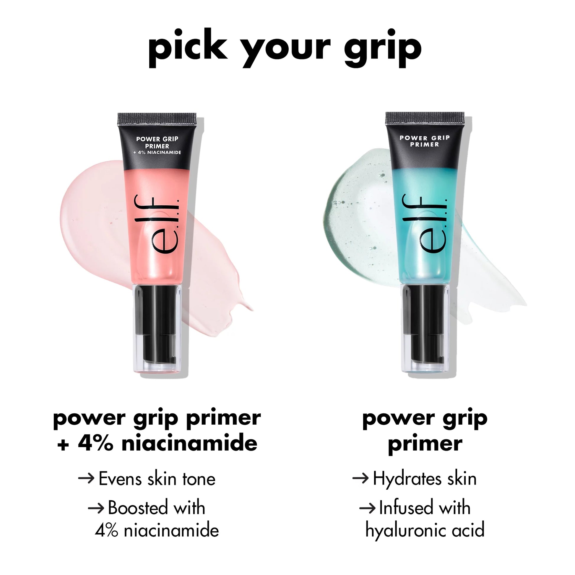 E.L.F. Power Grip Primer + 4% Niacinamide, 0.8 Fl Oz